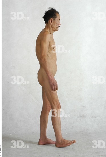 Whole Body Phonemes Man Animation references Asian Nude Underweight Studio photo references