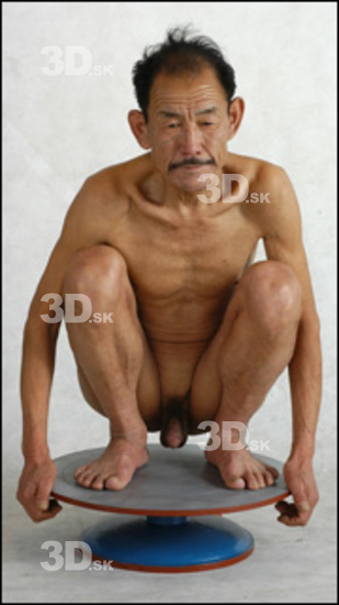 Whole Body Phonemes Man Asian Nude Underweight Studio photo references