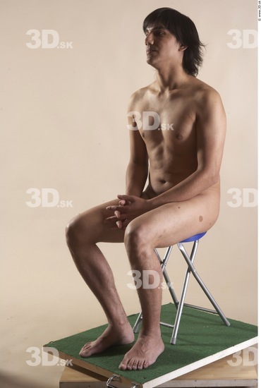 Whole Body Man Artistic poses White Nude Slim