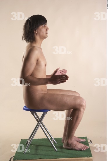 Whole Body Man Artistic poses White Nude Slim