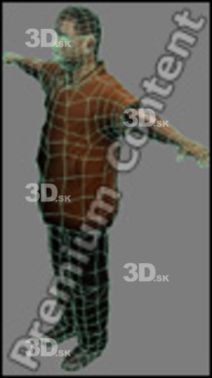 3D model Asian Man