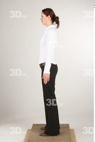 Whole Body Woman White Casual Slim