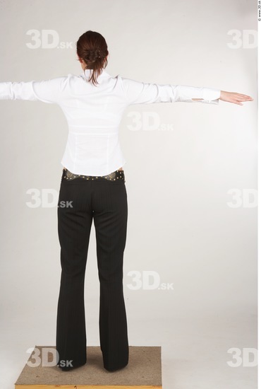 Whole Body Woman White Casual Slim