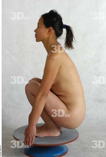 Whole Body Phonemes Woman Asian Nude Chubby Studio photo references