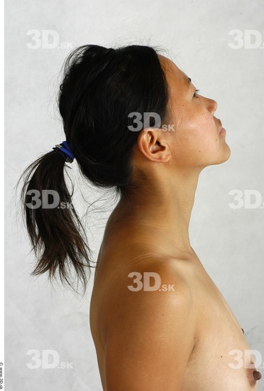 Neck Whole Body Phonemes Woman Animation references Asian Nude Chubby Studio photo references