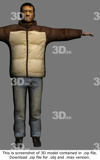 3D Model Asian Man