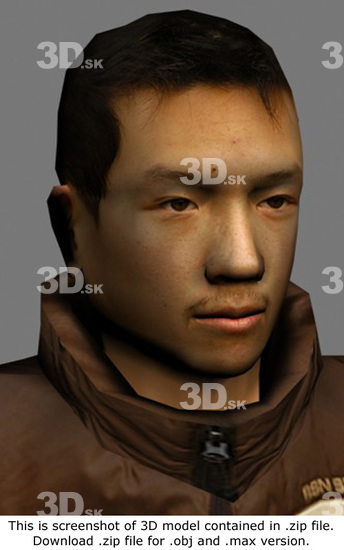 3D Model Asian Man