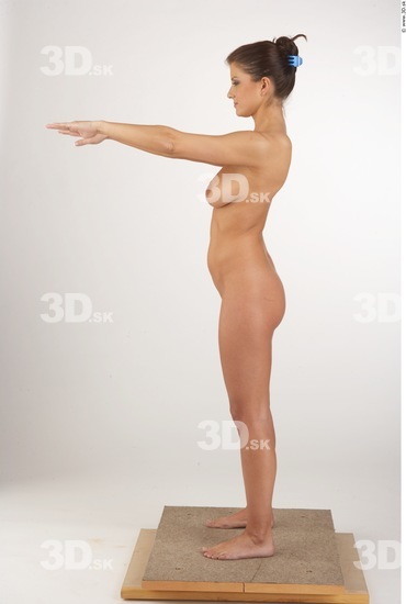 Whole Body Woman White Nude Slim