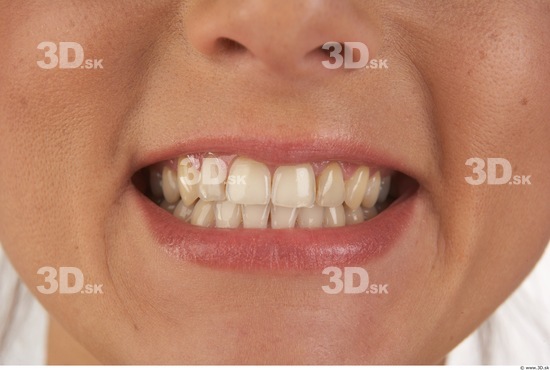 Teeth Woman White Nude Slim