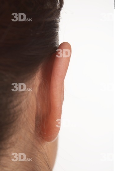 Ear Woman White Nude Slim