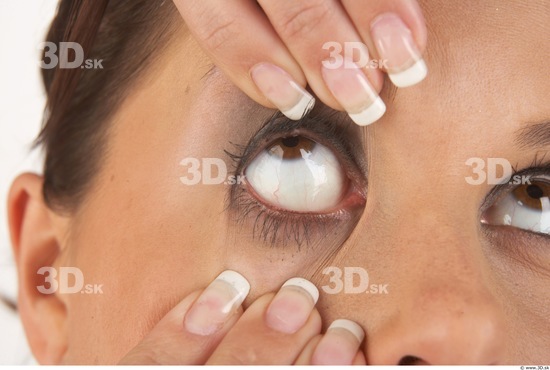 Eye Woman White Nude Slim