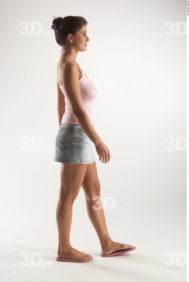 Whole Body Woman Animation references White Casual Slim