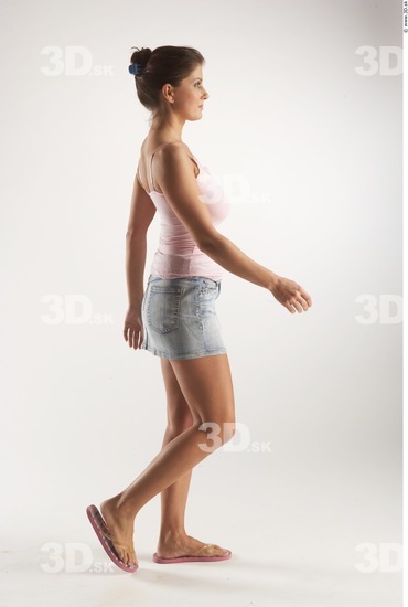 Whole Body Woman Animation references White Casual Slim