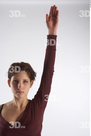 Arm Whole Body Woman Animation references Casual Slim Studio photo references