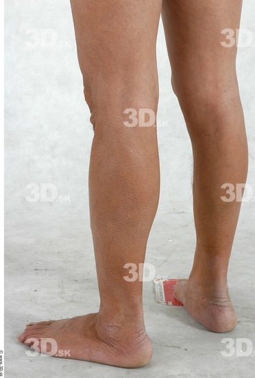 Calf Whole Body Man Asian Nude Underwear Average Studio photo references