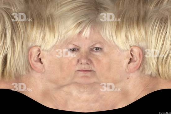Woman White Head textures