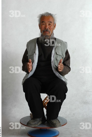 Whole Body Phonemes Man Artistic poses Asian Nude Casual Average Studio photo references