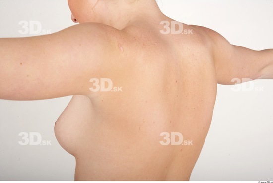 Whole Body Back Woman Nude Slim Studio photo references