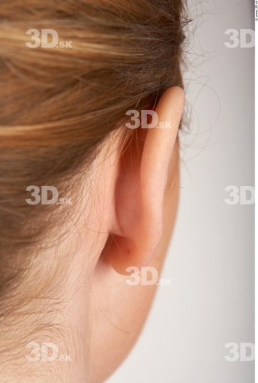 Ear Whole Body Woman Nude Slim Studio photo references