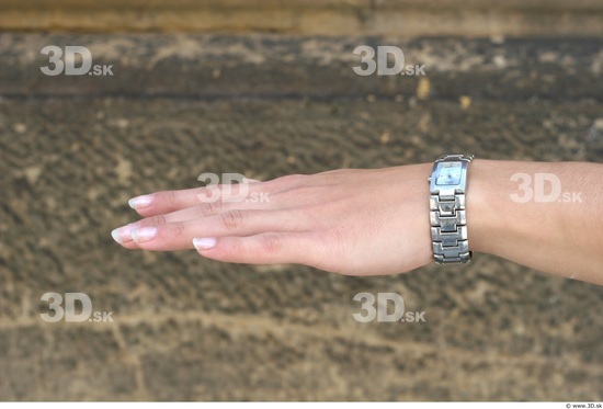 Hand Woman White Casual Average