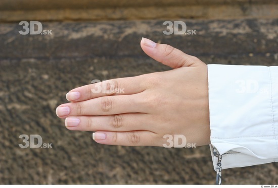 Hand Woman White Casual Average