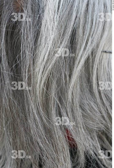 Hair Woman White Casual Slim