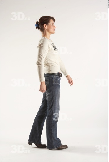 Whole Body Woman Animation references White Casual Slim