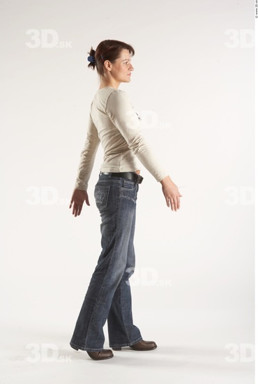 Whole Body Woman Animation references White Casual Slim