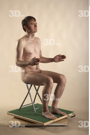 Whole Body Man Artistic poses White Nude Slim