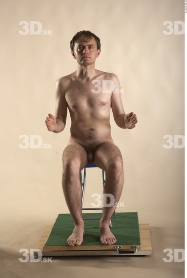 Whole Body Man Artistic poses White Nude Slim