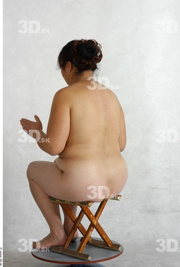 Whole Body Phonemes Woman Artistic poses Asian Nude Chubby Studio photo references