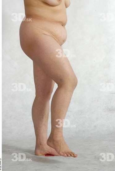 Leg Whole Body Phonemes Woman Animation references Asian Nude Chubby Studio photo references