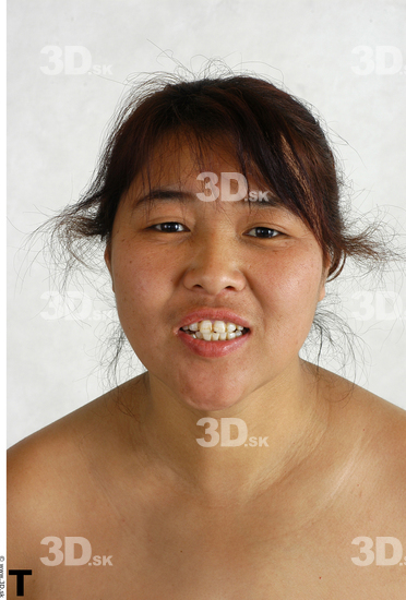 Face Whole Body Phonemes Woman Asian Nude Chubby Studio photo references