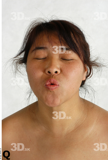 Face Whole Body Phonemes Woman Asian Nude Chubby Studio photo references