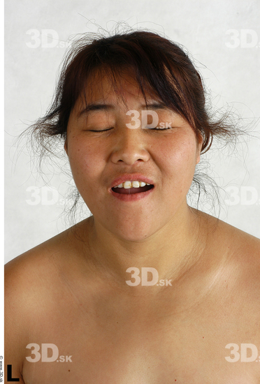 Face Whole Body Phonemes Woman Asian Nude Chubby Studio photo references