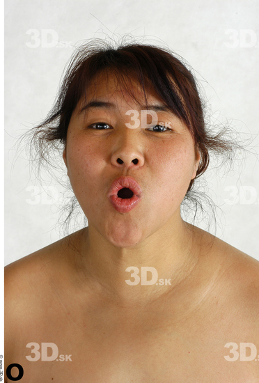 Face Whole Body Phonemes Woman Asian Nude Chubby Studio photo references