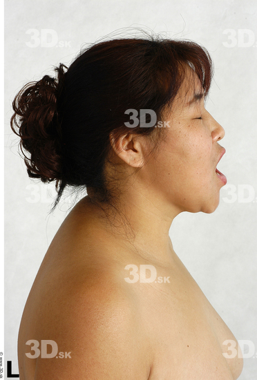 Face Whole Body Phonemes Woman Asian Nude Chubby Studio photo references