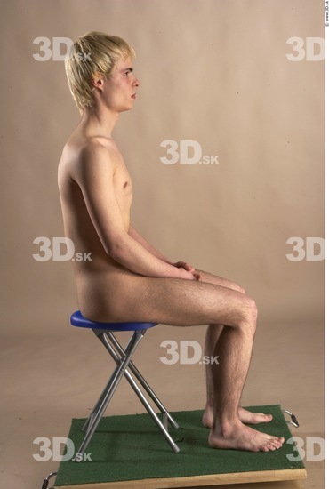 Whole Body Man Artistic poses White Nude Slim