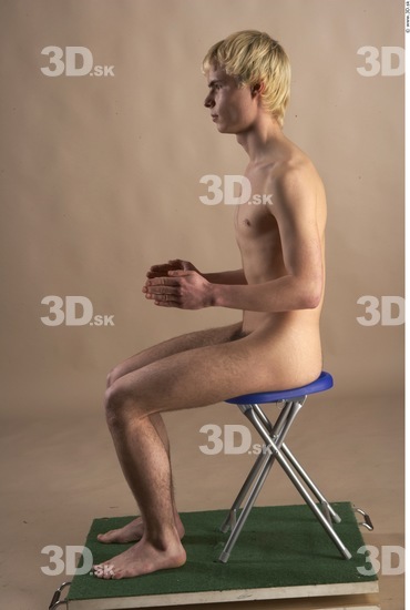 Whole Body Man Artistic poses White Nude Slim