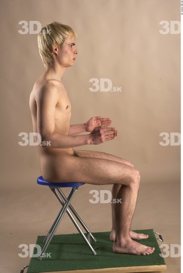 Whole Body Man Artistic poses White Nude Slim