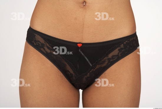 Hips Whole Body Woman Black Underwear Slim Studio photo references