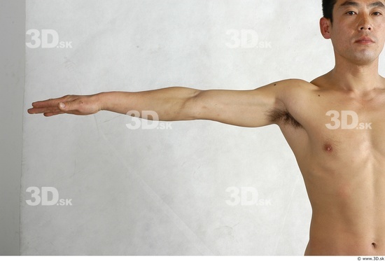 Whole Body Man Animation references Asian Nude Average Male Studio Poses