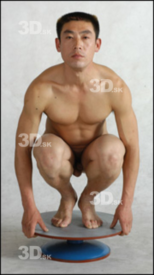 Whole Body Man Animation references Asian Nude Average Male Studio Poses