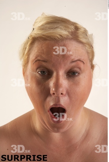 Face Emotions Woman White Chubby