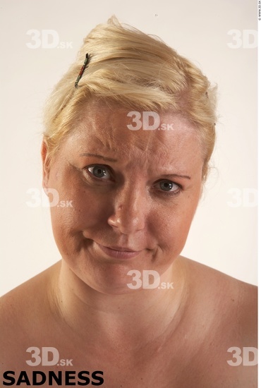 Face Emotions Woman White Chubby