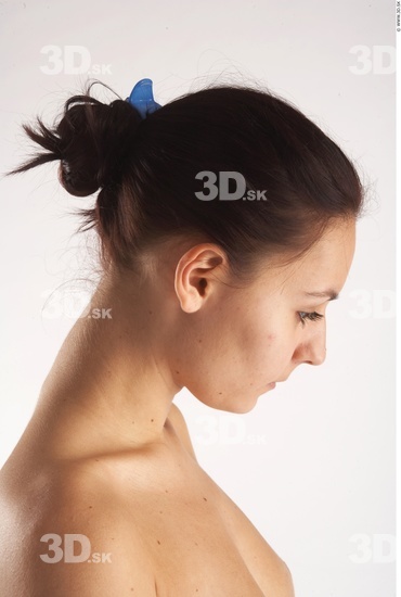 Neck Woman Animation references White Nude Slim