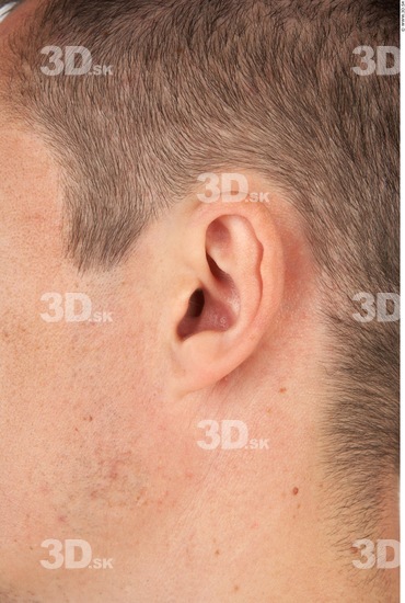 Ear Man White Nude Athletic