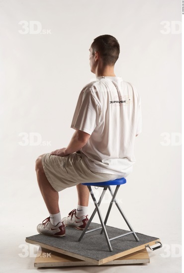 Whole Body Man Artistic poses White Casual Athletic