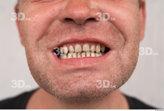 Teeth Man White Casual Average