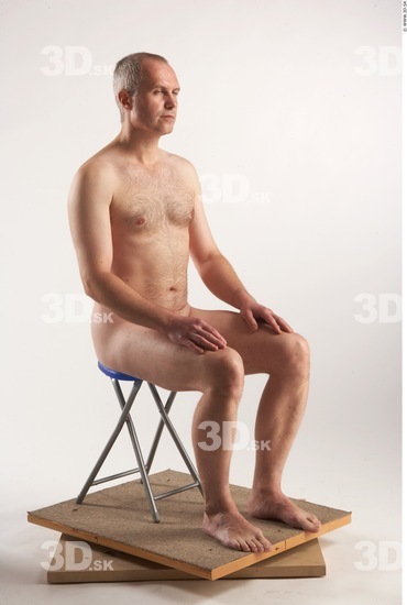 Whole Body Man Artistic poses White Nude Athletic